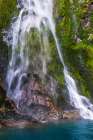 Stirling Falls, Milford Sound, Fiordland National Park, South Island, New Zealand Art Print